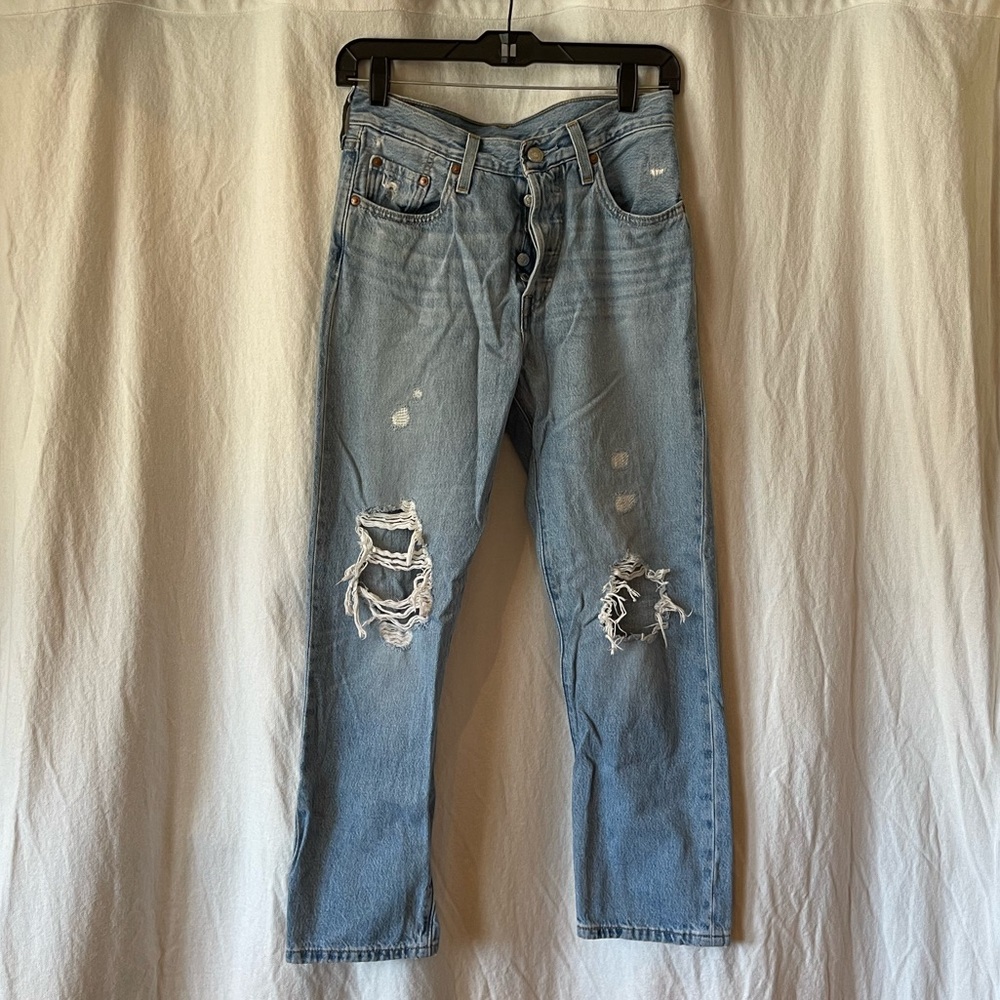 Levi’s 501 Light Wash Button Fly